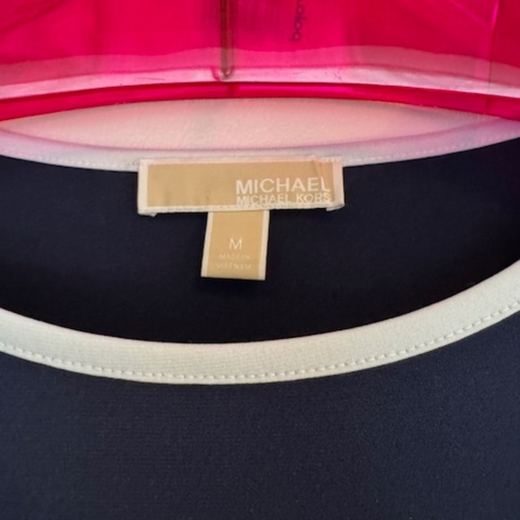 Micheal Kors Mini Dress - A-Line Navy - M - Picture 3 of 9